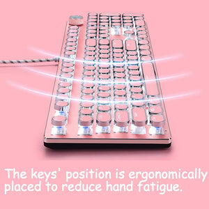Elevate Your Typing Experience with the Mechanical Keyboard and Mouse Set