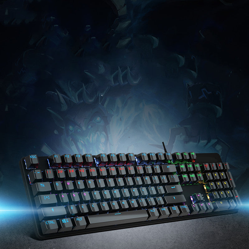 GK410 Wired Mechanical Keyboard Green Switch Desktop