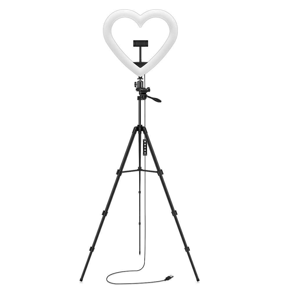 12 Inch RGB Ring Fill Light Tripod For Selfie Photography