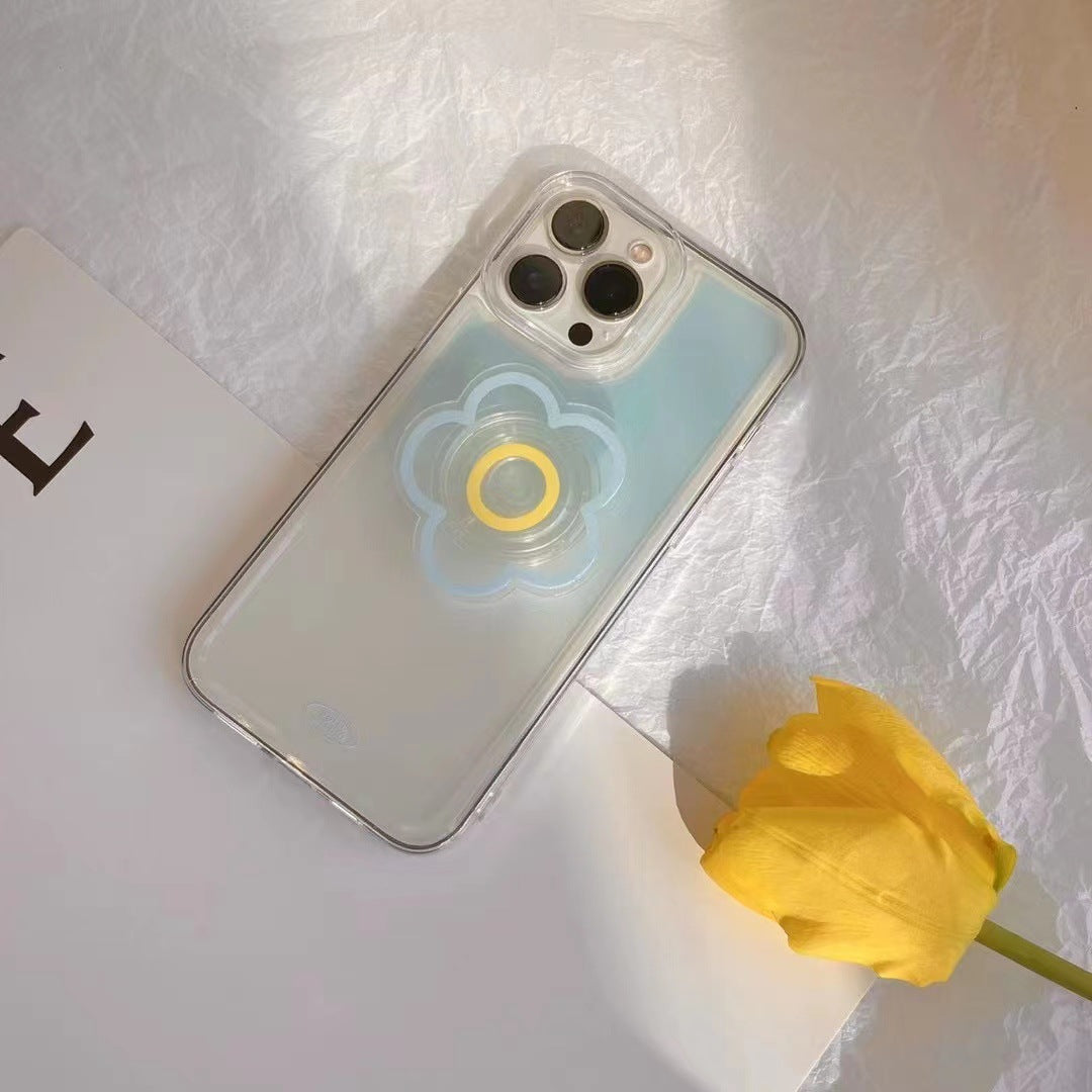 Gradient Blue Mobile Phone Case With Bracket