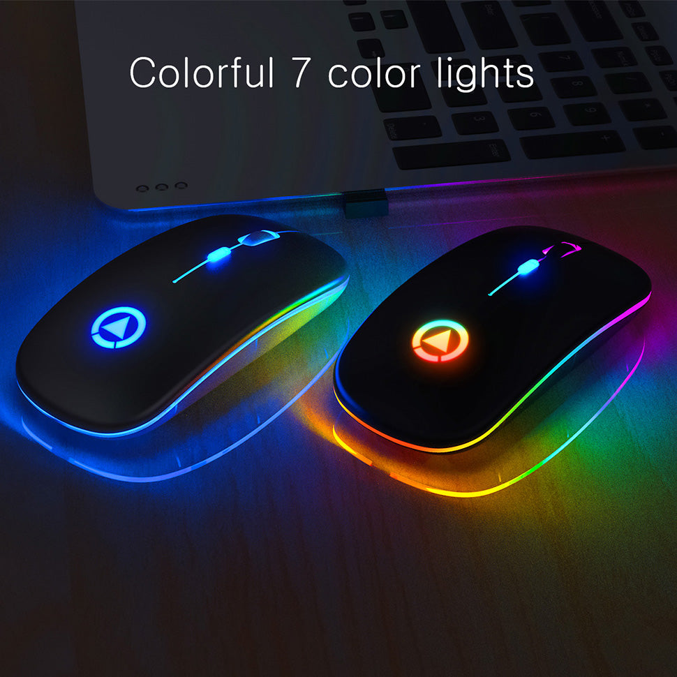 Rechargeable Silent Wireless Mouse For PC And Laptop