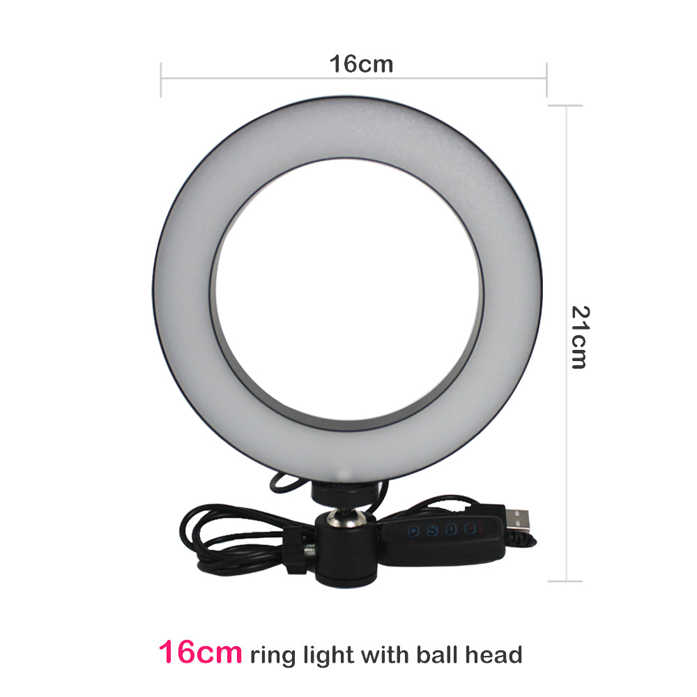 Apple Compatible Tripod Ring Light Live Beauty Light Kit