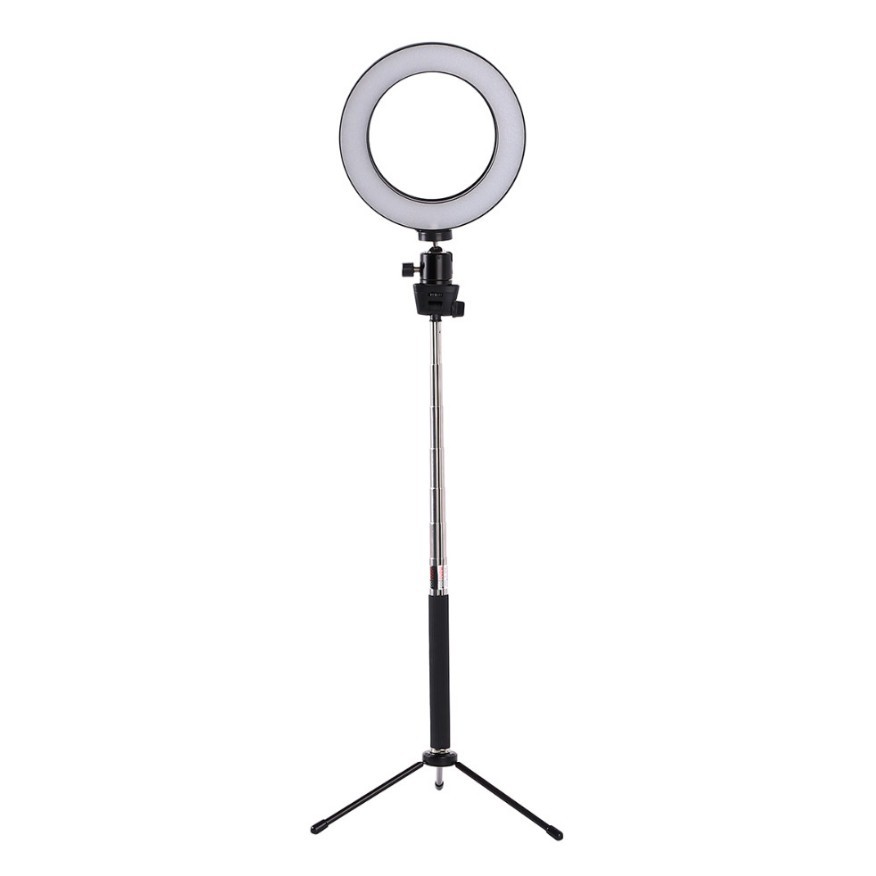 Apple Compatible LED Fill Light Ring Lamp With Floor Tripod
