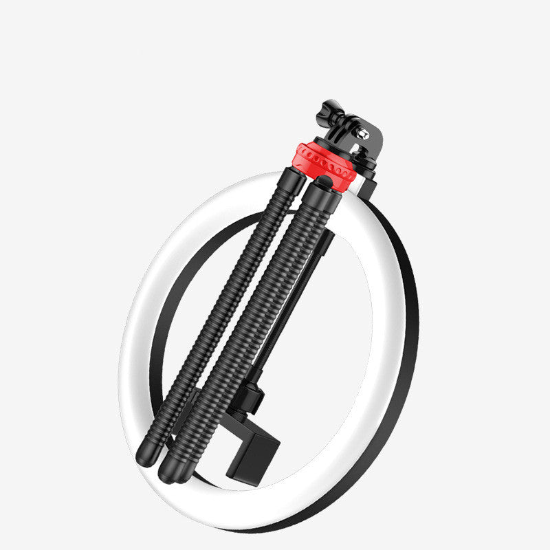 Apple Compatible 10 Inch LED Ring Light With Desktop Tripod