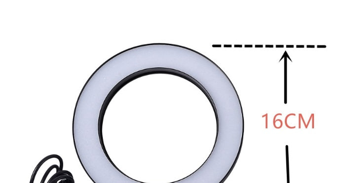 Apple Compatible LED Fill Light Ring Lamp With Floor Tripod