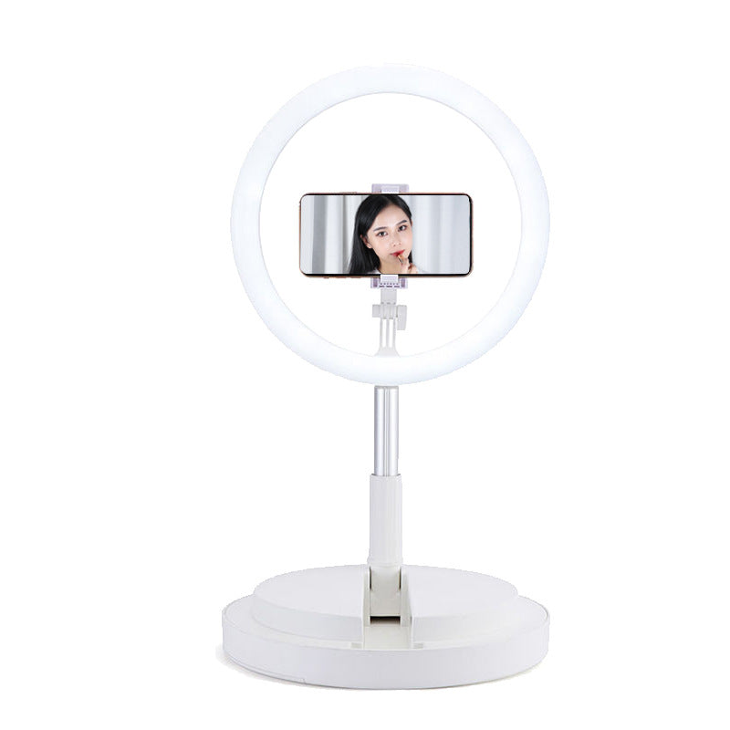 Apple Compatible 10 Inch Dimmable LED Ring Light With Tripod For Vlog And Studio Photography