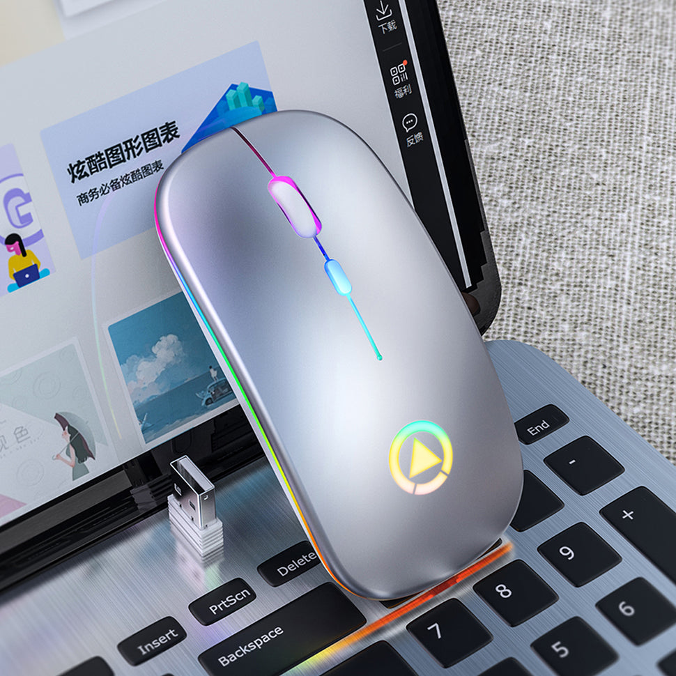 Rechargeable Silent Wireless Mouse For PC And Laptop