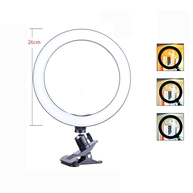 Apple Compatible Selfie Tripod Desktop Stand With Fill Light