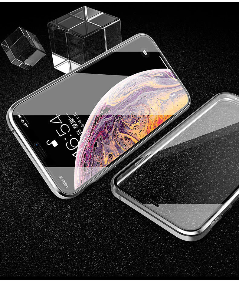 Magnetic Glass Protective Phone Case Cover Universal Fit