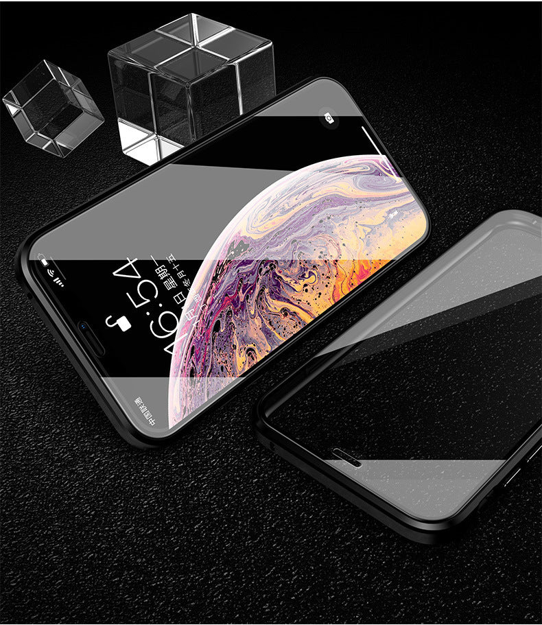 Magnetic Glass Protective Phone Case Cover Universal Fit