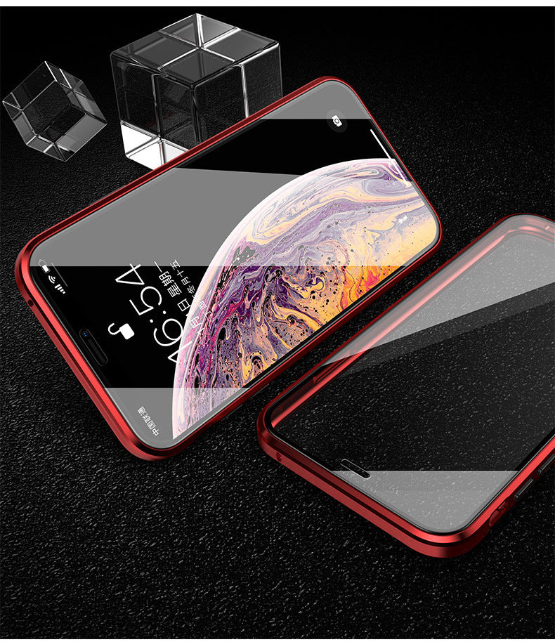 Magnetic Glass Protective Phone Case Cover Universal Fit