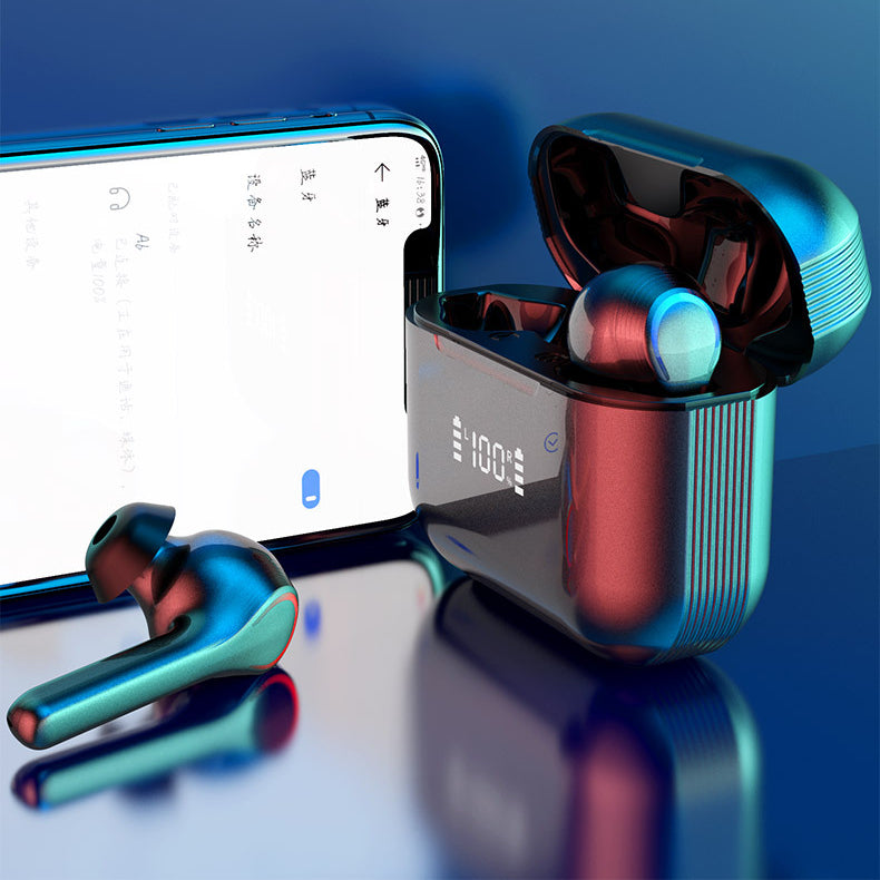 Touch Control Bluetooth Sport Wireless Earbuds With Display
