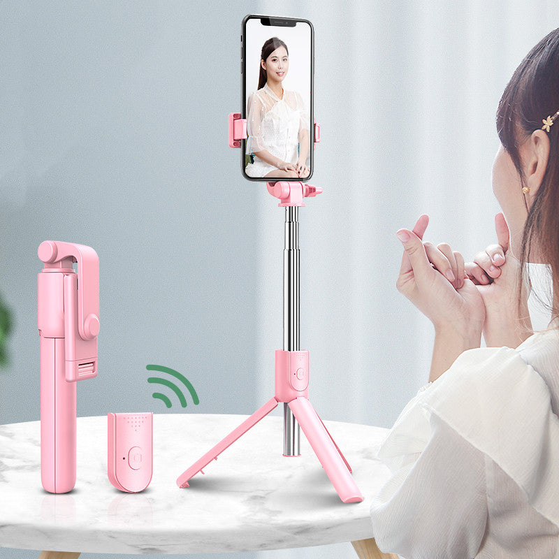 Apple Compatible Selfie Stick Tripod With Bluetooth Remote Control