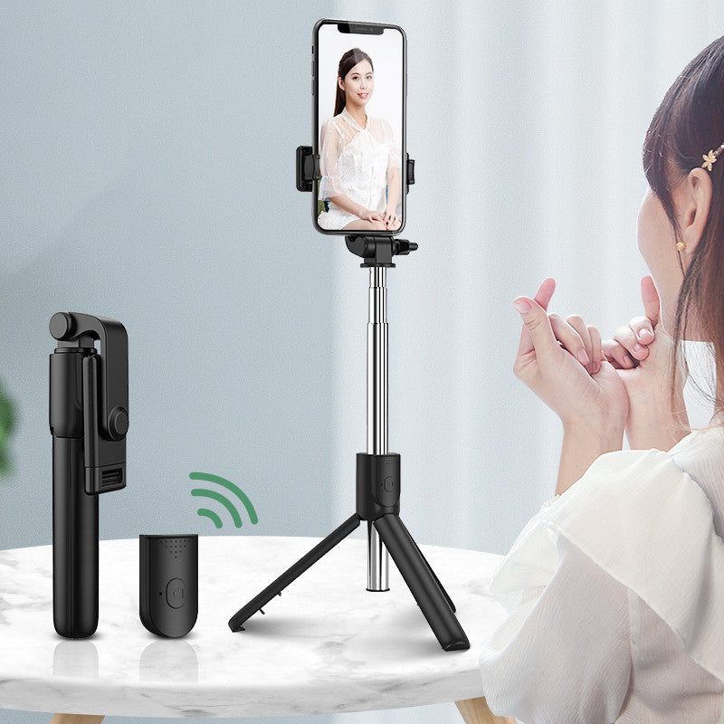 Apple Compatible Selfie Stick Tripod With Bluetooth Remote Control