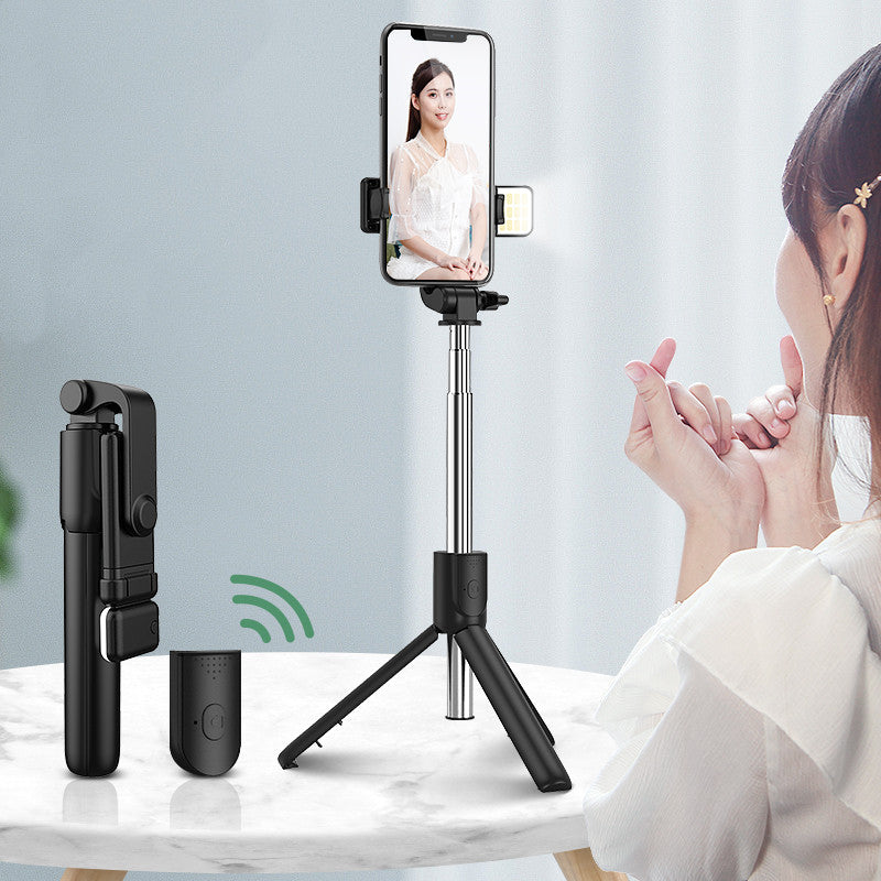 Apple Compatible Selfie Stick Tripod With Bluetooth Remote Control
