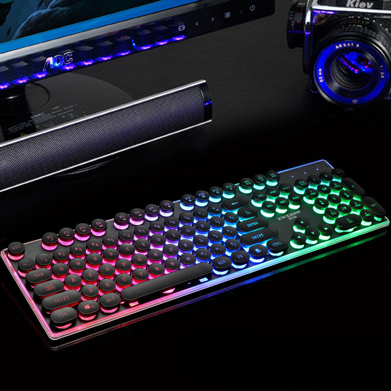 GX60 Retro Punk USB Wired Gaming Keyboard