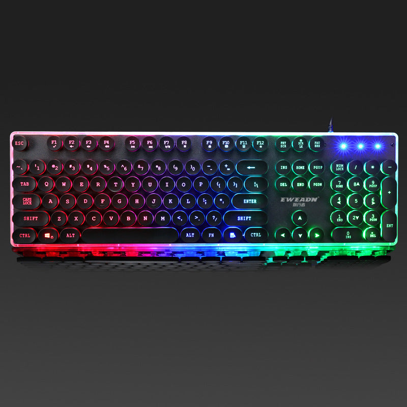 GX60 Retro Punk USB Wired Gaming Keyboard