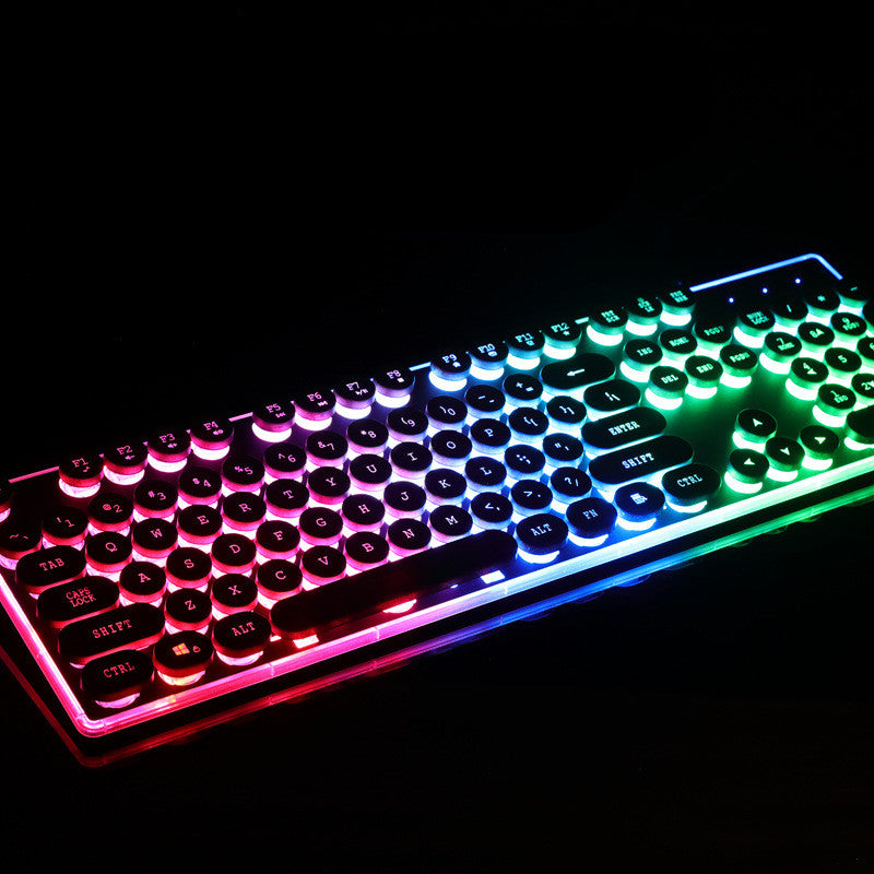 GX60 Retro Punk USB Wired Gaming Keyboard