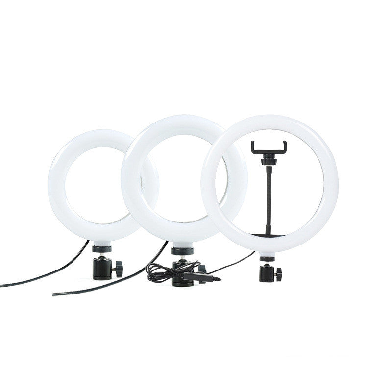 Apple Compatible Live Ring Fill Light Desktop Tripod Set