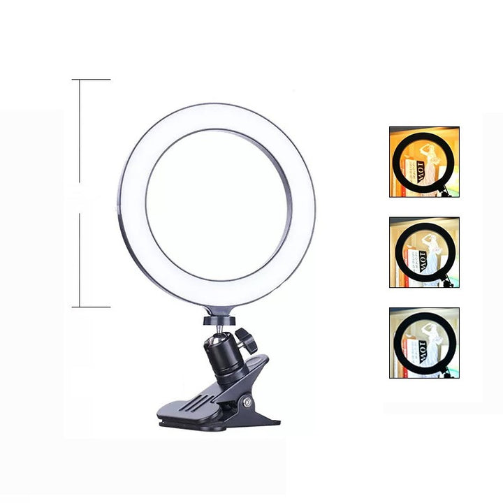 Apple Compatible Selfie Tripod Desktop Stand With Fill Light