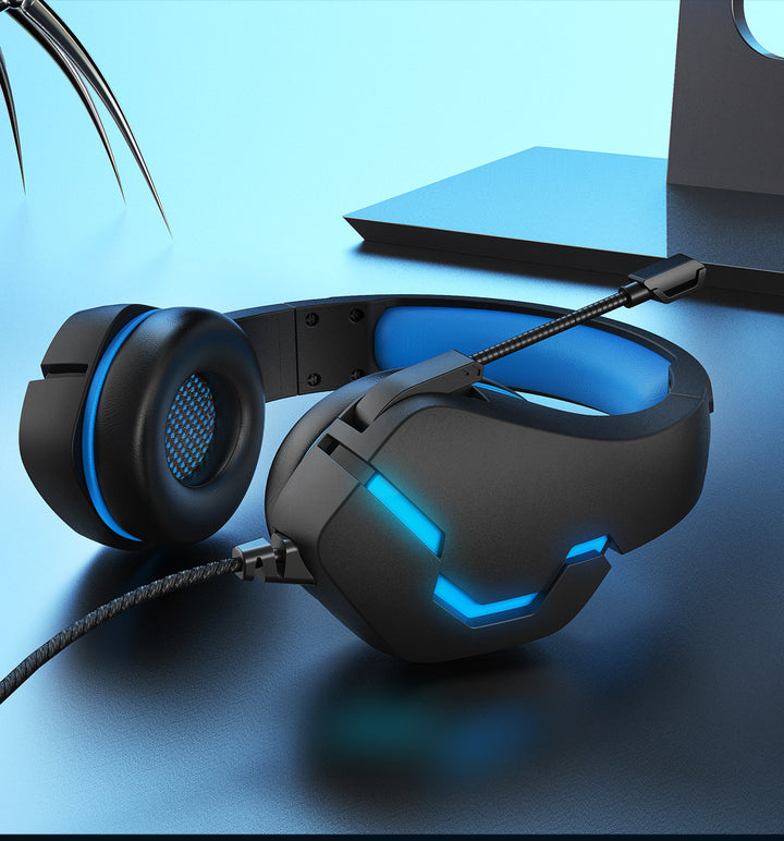 J10 Wired Gaming Headset With Mic LED Lights