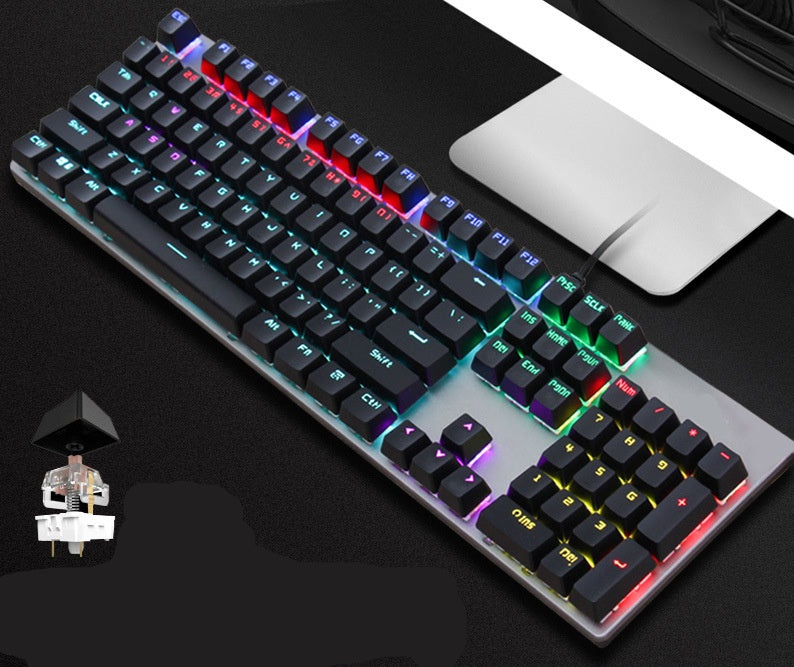 GK410 Wired Mechanical Keyboard Green Switch Desktop