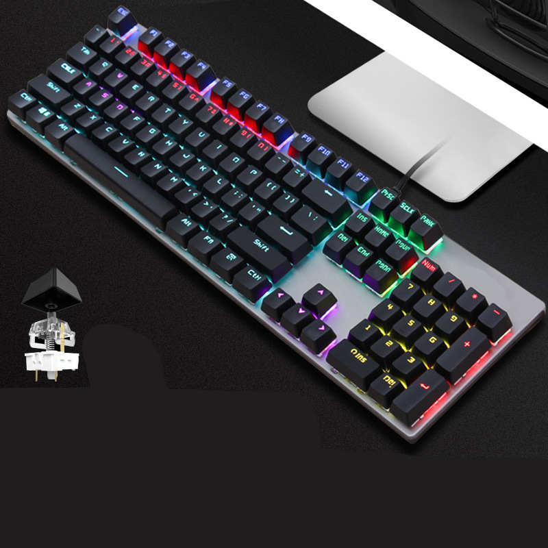 GK410 Wired Mechanical Keyboard Green Switch Desktop
