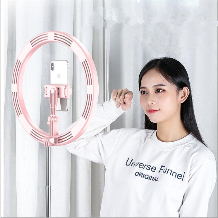 Apple Compatible 10 Inch Dimmable LED Ring Light With Tripod For Vlog And Studio Photography