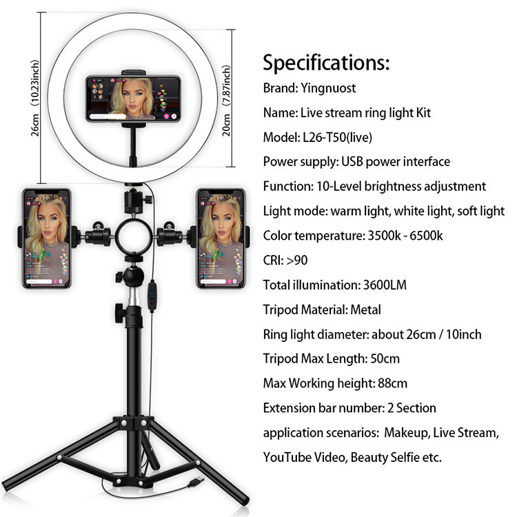 LED Tripod Fill Light For Apple Devices