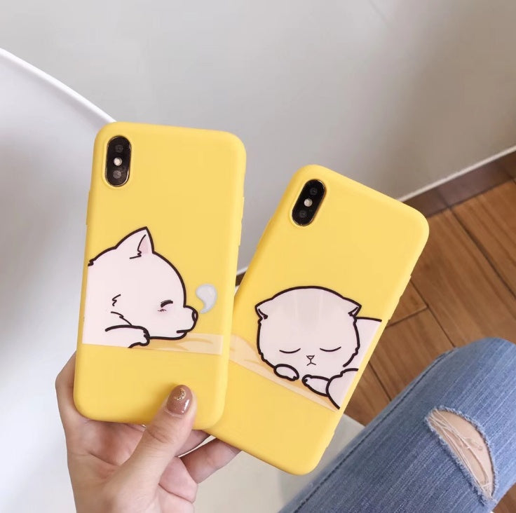 Cartoon Giraffe TPU Phone Case For iPhone Models