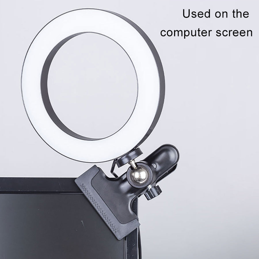 Apple Compatible Selfie Tripod Desktop Stand With Fill Light