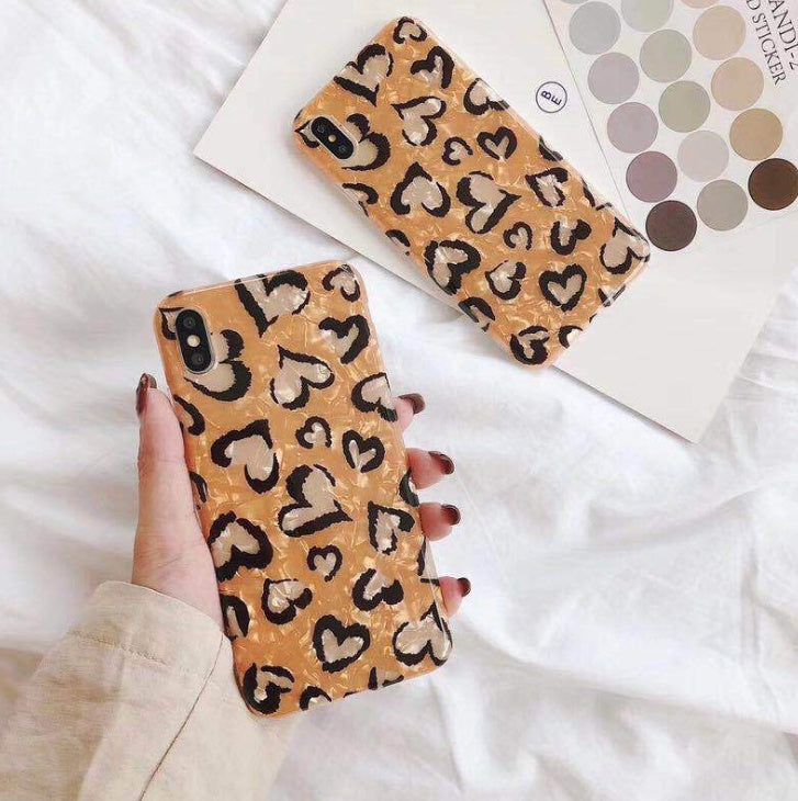 Leopard Print TPU Silicone Phone Case Cover