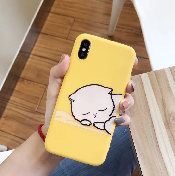 Cartoon Giraffe TPU Phone Case For iPhone Models