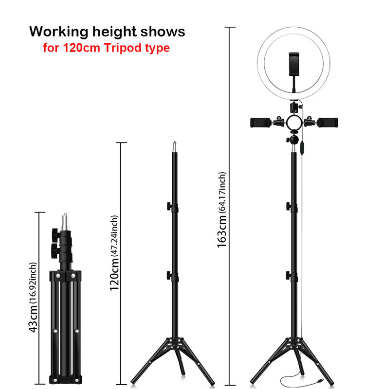 LED Tripod Fill Light For Apple Devices