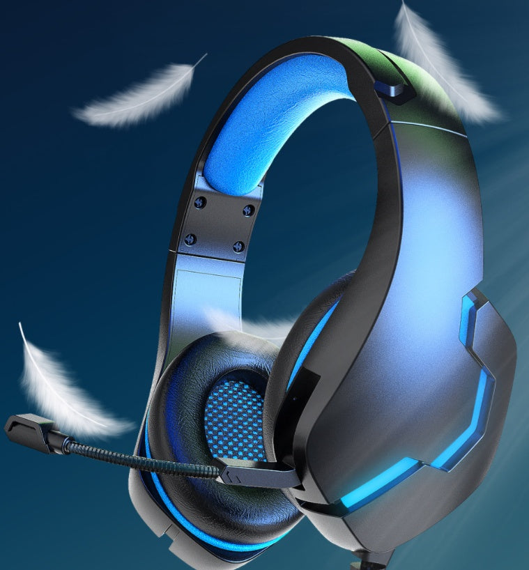 J10 Wired Gaming Headset With Mic LED Lights