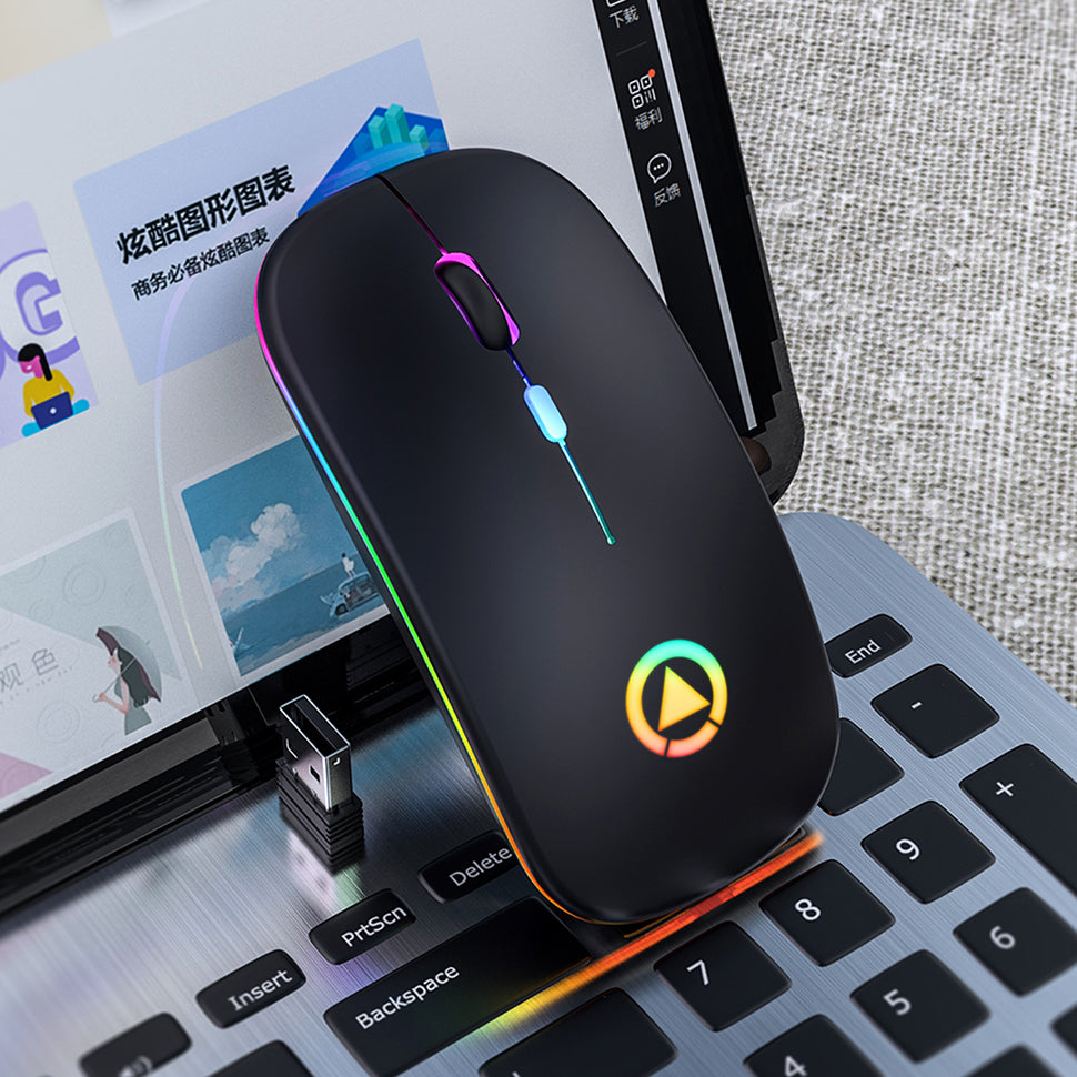 Rechargeable Silent Wireless Mouse For PC And Laptop