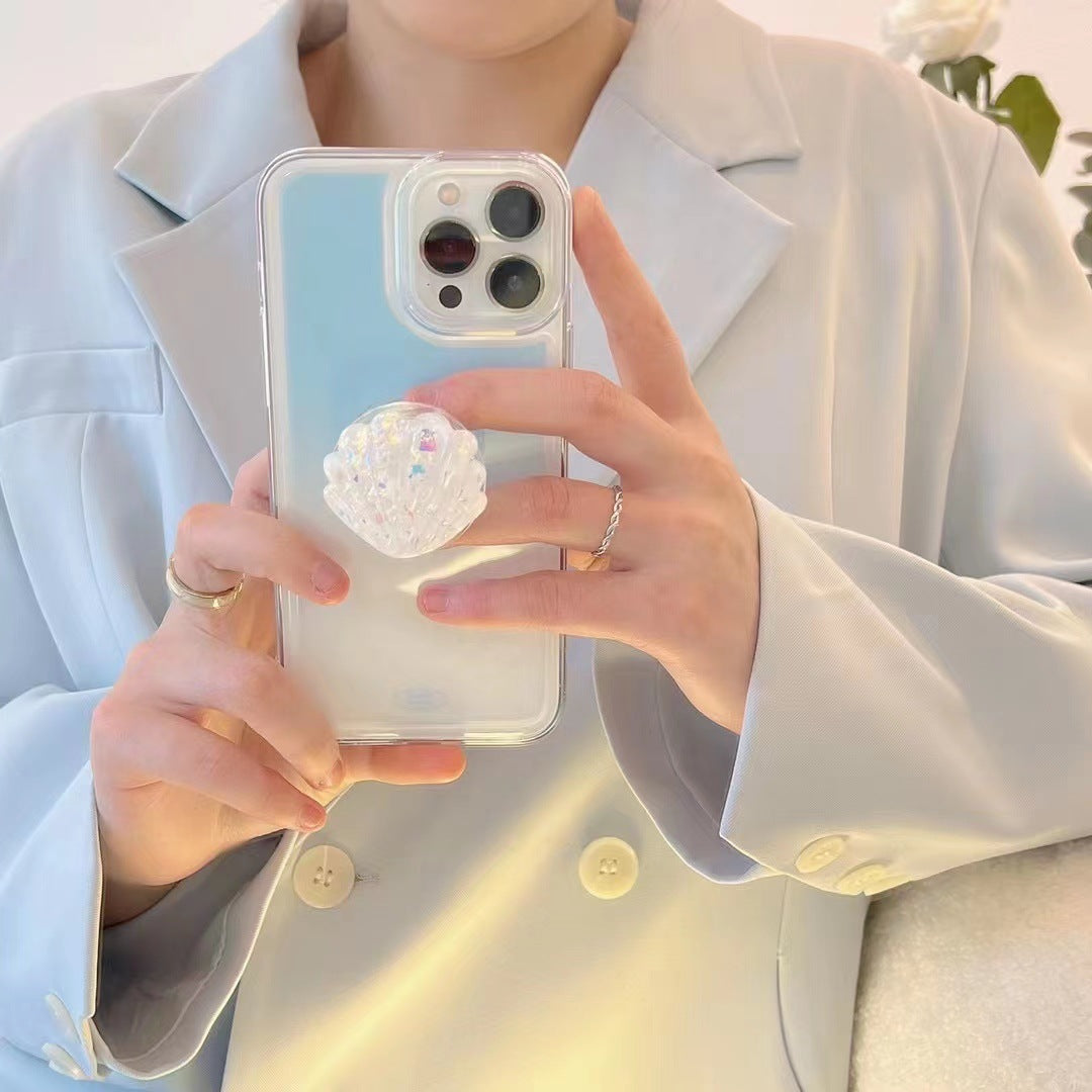 Gradient Blue Mobile Phone Case With Bracket