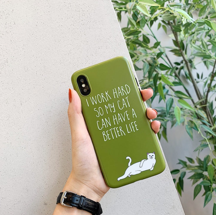 Cartoon Giraffe TPU Phone Case For iPhone Models