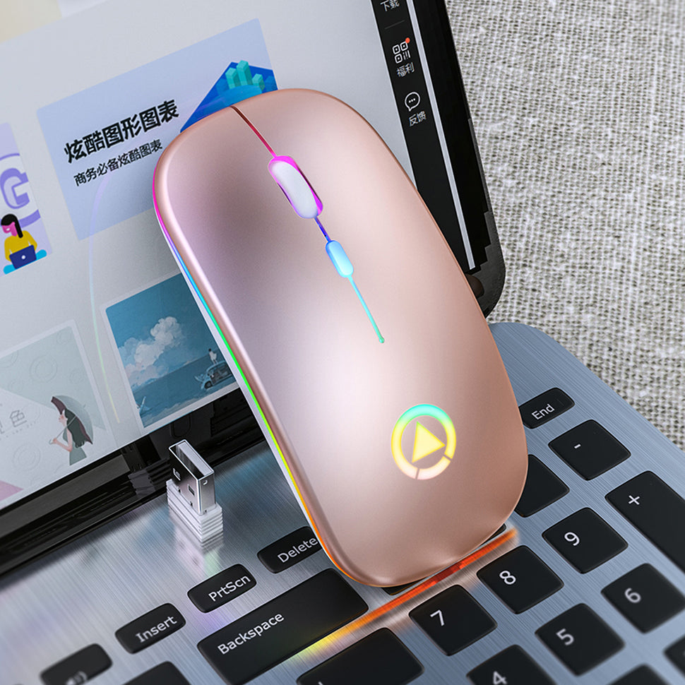 Rechargeable Silent Wireless Mouse For PC And Laptop