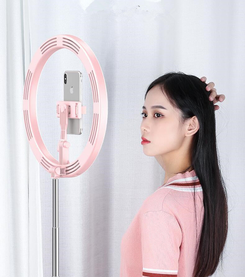 Apple Compatible 10 Inch Dimmable LED Ring Light With Tripod For Vlog And Studio Photography