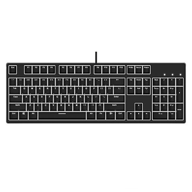 Wired Mechanical Keyboard Dual Color Hot-Swappable Switches