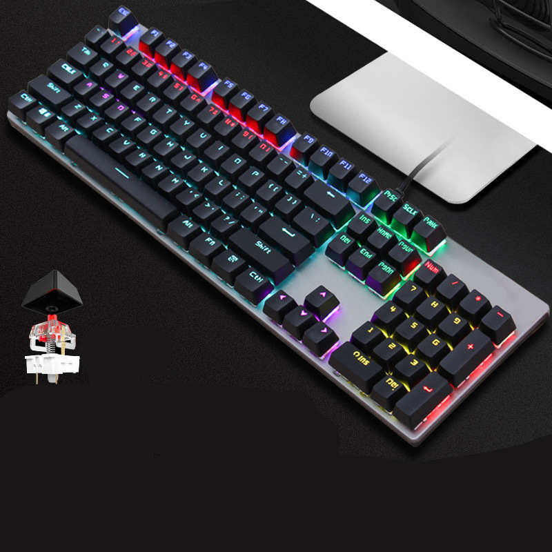 GK410 Wired Mechanical Keyboard Green Switch Desktop