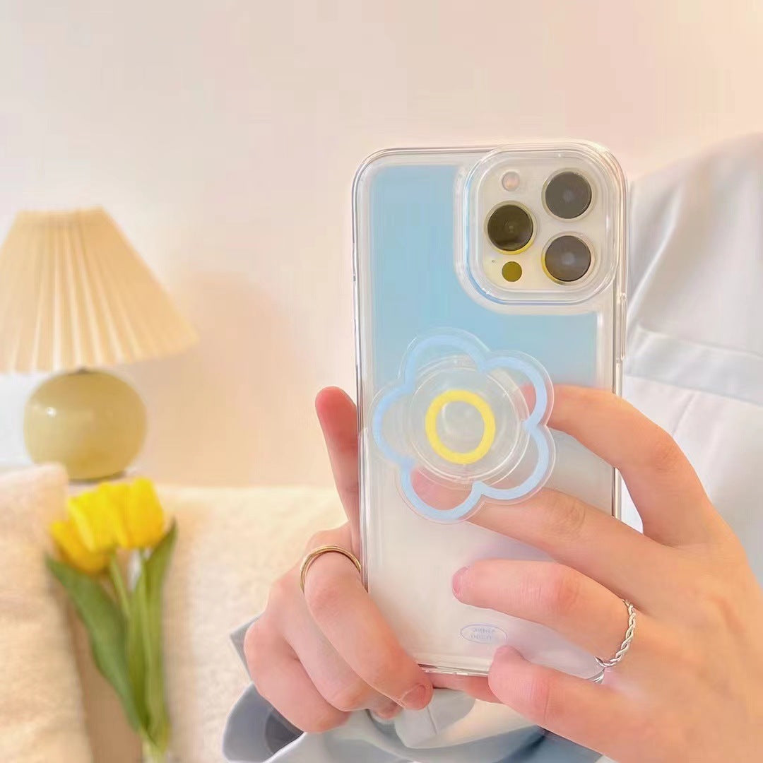 Gradient Blue Mobile Phone Case With Bracket