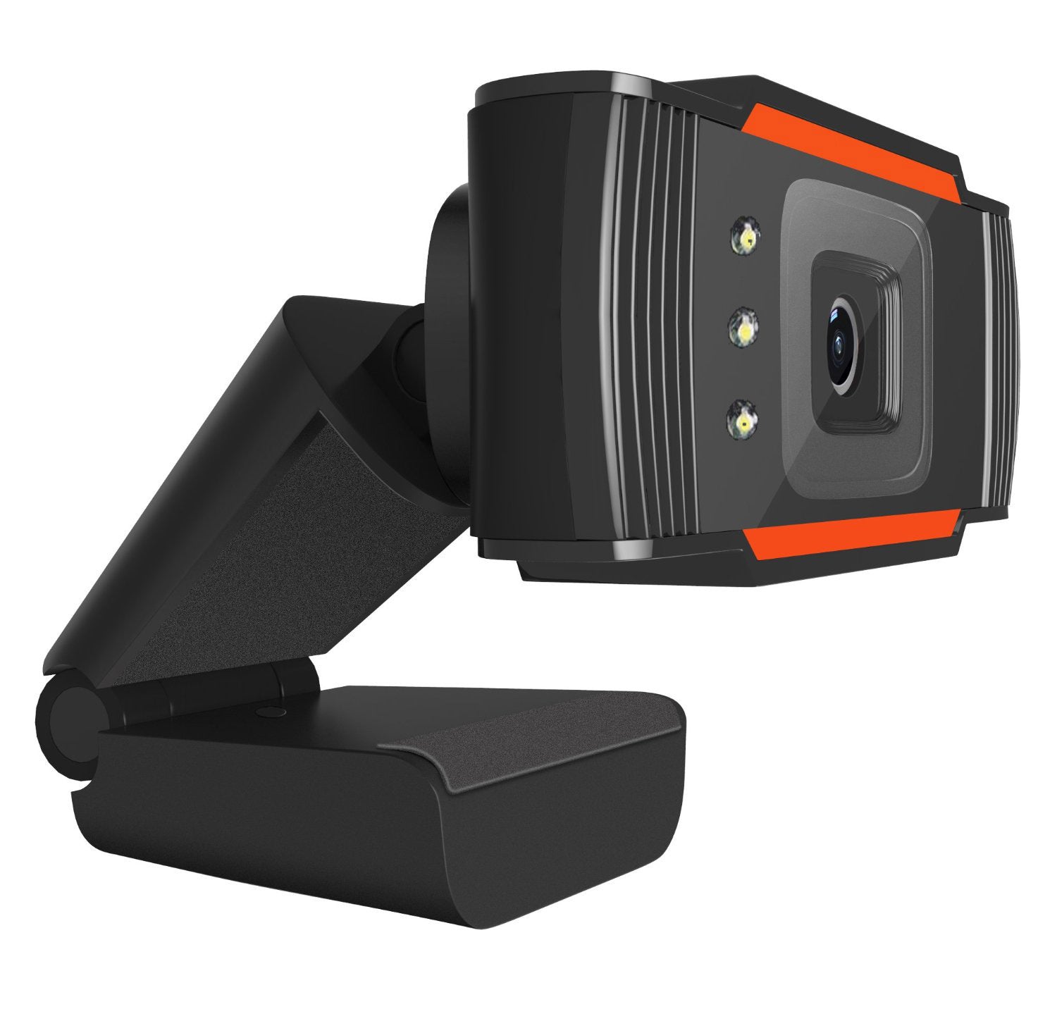 USB LED Fill Light HD Webcam With Adjustable Brightness