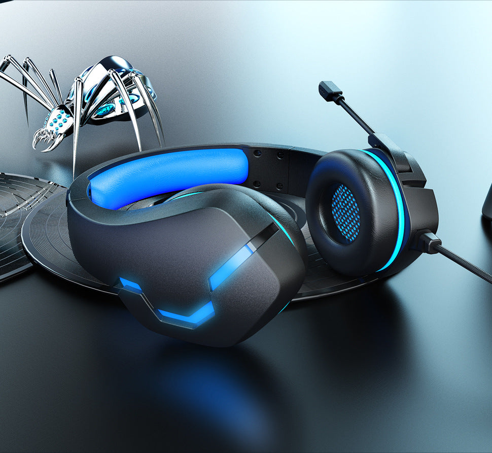 J10 Wired Gaming Headset With Mic LED Lights